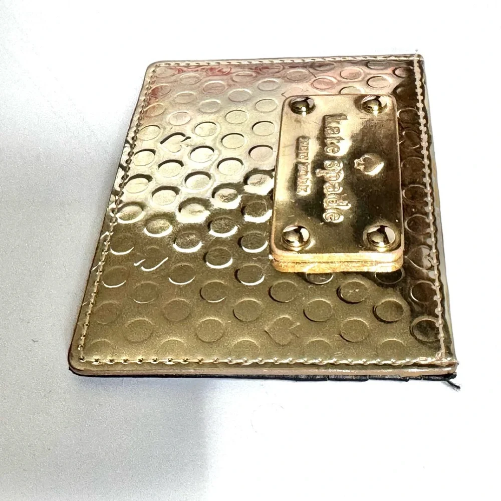 Kate Spade Gold Card Case - Picture 3 of 7